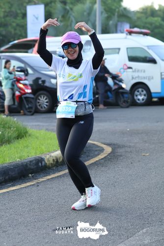 Race photo from Taman Budaya x BOGORUN 2025