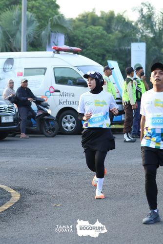 Race photo from Taman Budaya x BOGORUN 2025