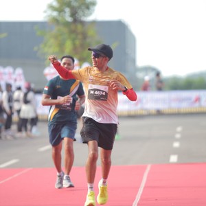 Race photo from KEDIRI HALF MARATHON 2026