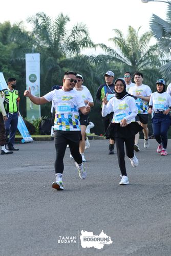 Race photo from Taman Budaya x BOGORUN 2025