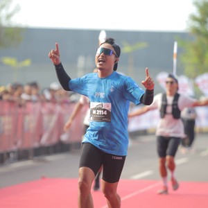 Race photo from KEDIRI HALF MARATHON 2026