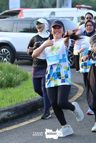 Race photo from Taman Budaya x BOGORUN 2025