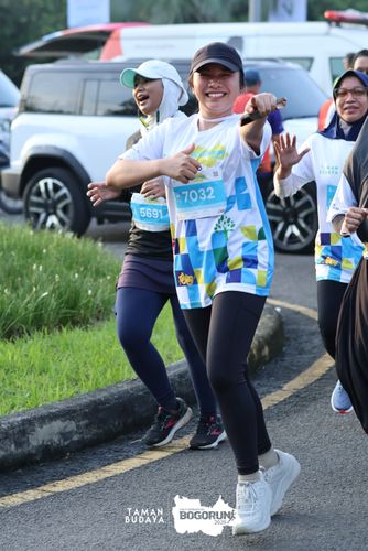 Race photo from Taman Budaya x BOGORUN 2025