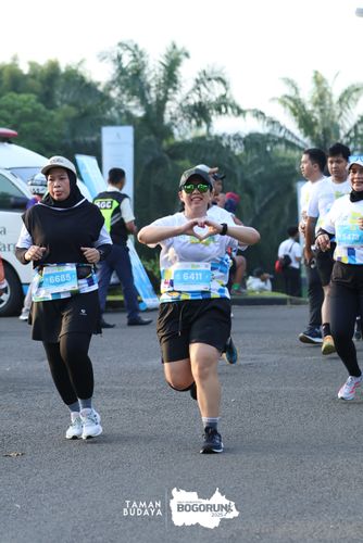 Race photo from Taman Budaya x BOGORUN 2025