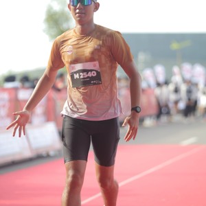 Race photo from KEDIRI HALF MARATHON 2026