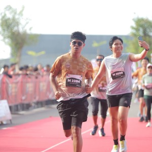 Race photo from KEDIRI HALF MARATHON 2026