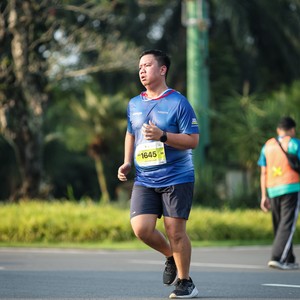 Race photo from BOGORUN 2026