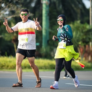 Race photo from BOGORUN 2026