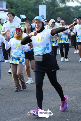 Race photo from Taman Budaya x BOGORUN 2025