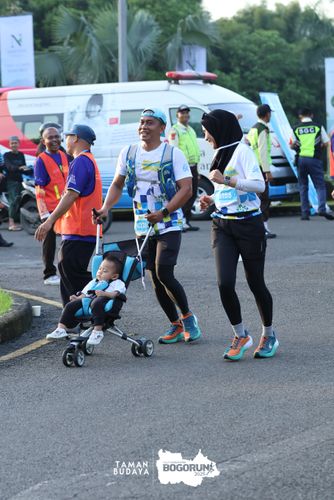 Race photo from Taman Budaya x BOGORUN 2025