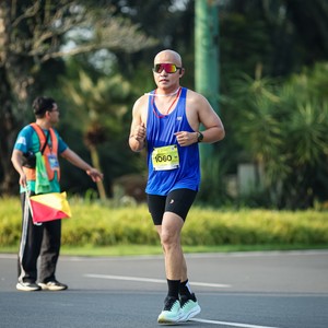 Race photo from BOGORUN 2026