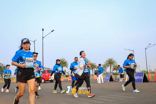 Race photo from ISOPlus Run 2024 Jakarta