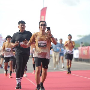 Race photo from KEDIRI HALF MARATHON 2026