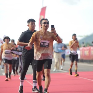 Race photo from KEDIRI HALF MARATHON 2026