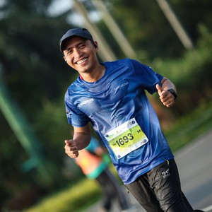 Race photo from BOGORUN 2026