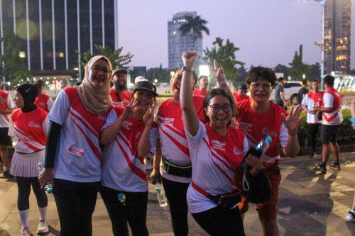 Race photo from Smartfren Run 2024 Vibes