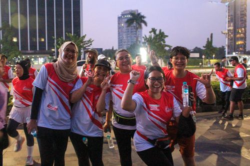 Race photo from Smartfren Run 2024 Vibes