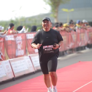 Race photo from KEDIRI HALF MARATHON 2026