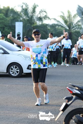 Race photo from Taman Budaya x BOGORUN 2025