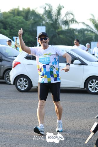 Race photo from Taman Budaya x BOGORUN 2025