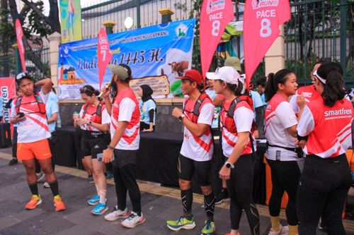 Race photo from Smartfren Run 2024 Vibes