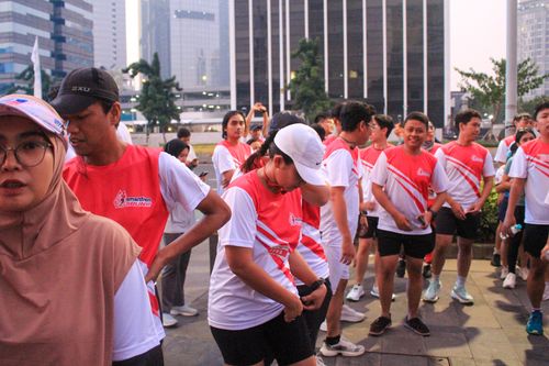 Race photo from Smartfren Run 2024 Vibes