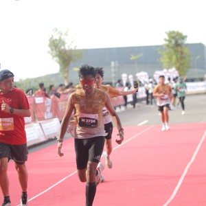 Race photo from KEDIRI HALF MARATHON 2026
