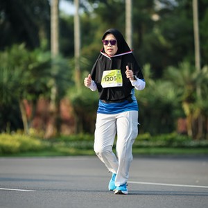 Race photo from BOGORUN 2026