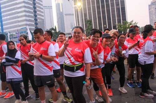 Race photo from Smartfren Run 2024 Vibes