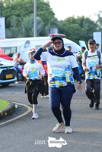 Race photo from Taman Budaya x BOGORUN 2025