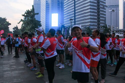 Race photo from Smartfren Run 2024 Vibes