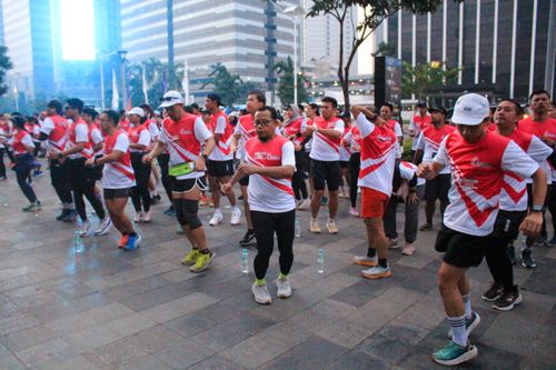 Race photo from Smartfren Run 2024 Vibes