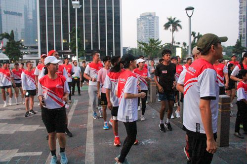 Race photo from Smartfren Run 2024 Vibes