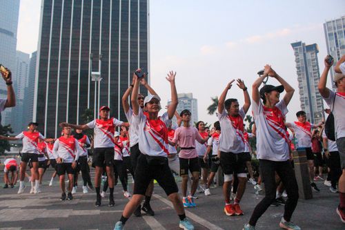 Race photo from Smartfren Run 2024 Vibes