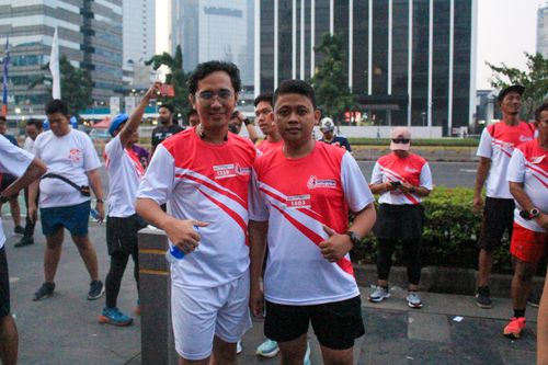 Race photo from Smartfren Run 2024 Vibes