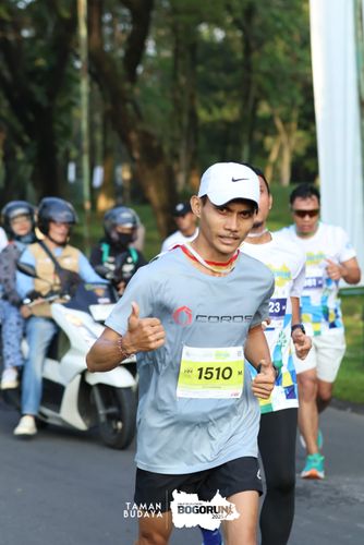 Race photo from Taman Budaya x BOGORUN 2025