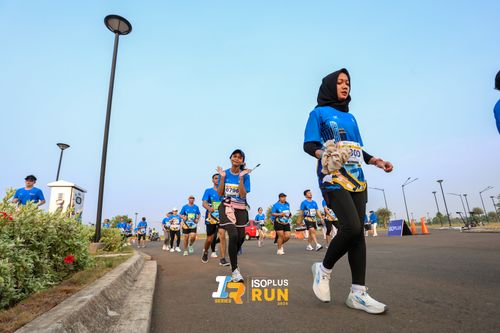 Race photo from ISOPlus Run 2024 Jakarta