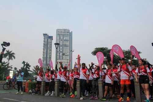 Race photo from Smartfren Run 2024 Vibes