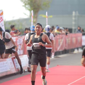 Race photo from KEDIRI HALF MARATHON 2026