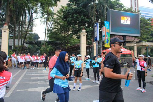 Race photo from Smartfren Run 2024 Vibes