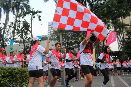 Race photo from Smartfren Run 2024 Vibes
