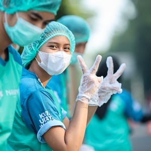 Race photo from BOGORUN 2026