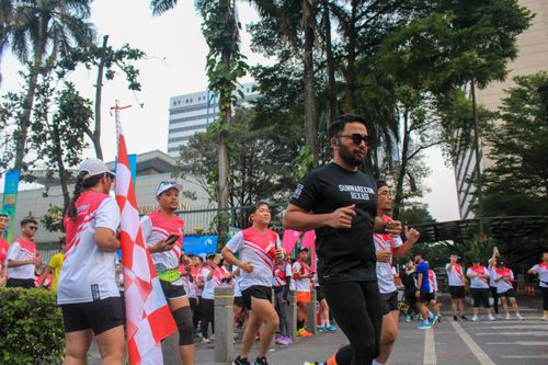 Race photo from Smartfren Run 2024 Vibes