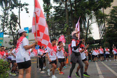 Race photo from Smartfren Run 2024 Vibes