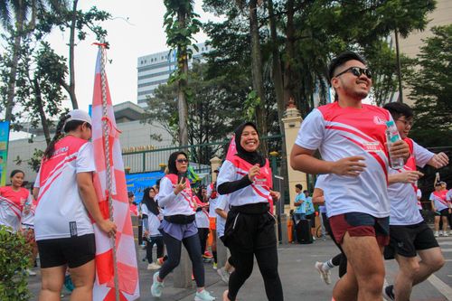 Race photo from Smartfren Run 2024 Vibes