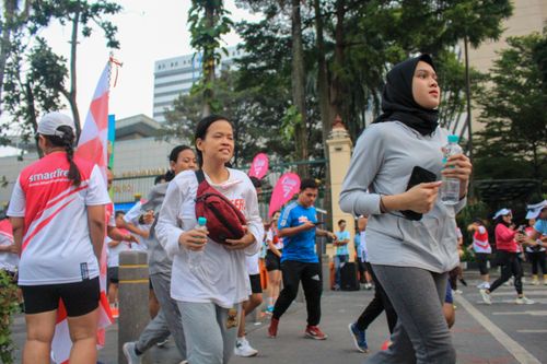 Race photo from Smartfren Run 2024 Vibes