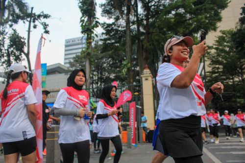 Race photo from Smartfren Run 2024 Vibes