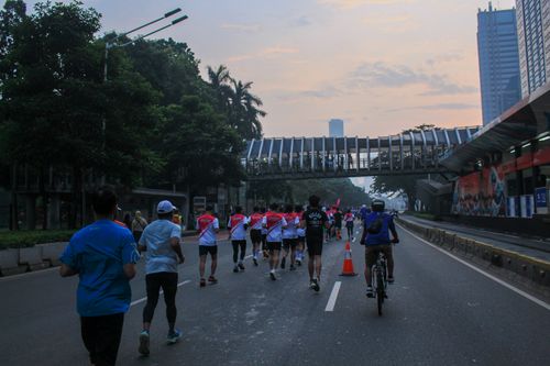 Race photo from Smartfren Run 2024 Vibes