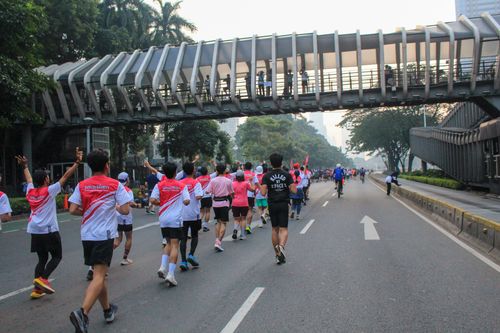Race photo from Smartfren Run 2024 Vibes