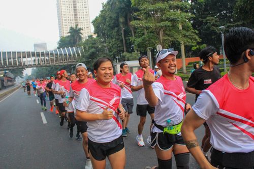Race photo from Smartfren Run 2024 Vibes